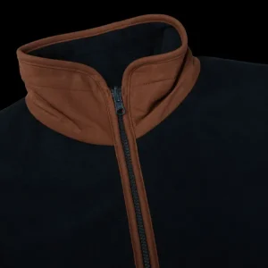 Alan Paine Gilets | Dark Navy Fleece Aylsham Gilet