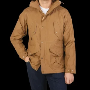 Manifattura Ceccarelli Coats & Jackets | Dark Tan Cotton Canvas All Season Coat