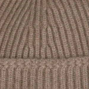 Yacaia Beanies | Dark Taupe Wool Cashmere Beanie