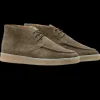 CQP Chukka Boots | Dusty Green Suede Leather Plana Boots