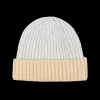 William Lockie Beanies | Earl Grey Two-Tone Cashmere Ribbed Beanie