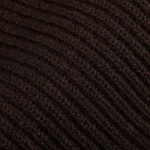 William Lockie Cardigans | Ebony Brown Lambswool Shawl Collar Cardigan