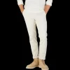 Briglia Trousers | Ecru Beige Cotton Stretch Bg32 Casual Chinos