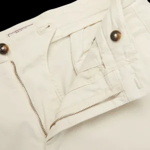 Briglia Trousers | Ecru Beige Cotton Stretch Bg32 Casual Chinos