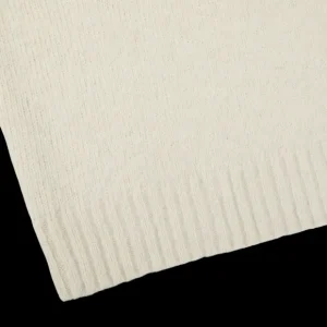Aspesi Polo Shirts | Ecru Beige Shetland Wool Polo Shirt