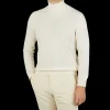 Zanone Knitwear | Ecru Beige Wool Cashmere Rollneck