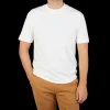 Sunspel T-Shirts | Ecru Heavyweight Cotton T-Shirt