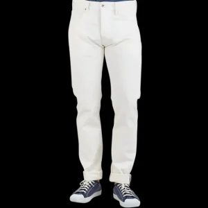 C.O.F Studio Jeans | Ecru Stone Washed Kuroki Cotton M7 Jeans