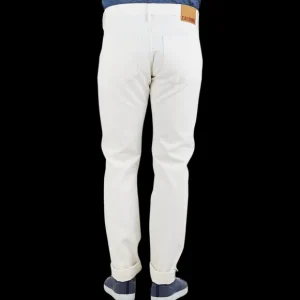 C.O.F Studio Jeans | Ecru Stone Washed Kuroki Cotton M7 Jeans