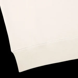 Sunspel Sweaters | Ecru White Cotton Loopback Sweatshirt
