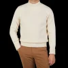 G.R.P Sweaters | Ecru Wool Cashmere Mock Neck Sweater