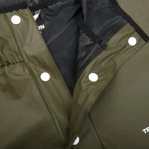 Tretorn Outerwear | Forest Green Rain Pu Anorak