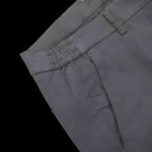 Berwich Trousers | Graphite Grey Cotton Stretch Chinos