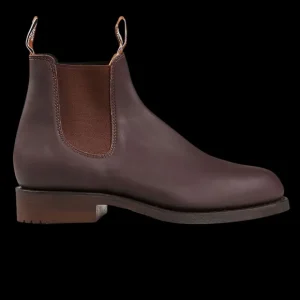 R.M. Williams Chelsea Boots | Greasy Kip Brown Leather Gardener G Boots