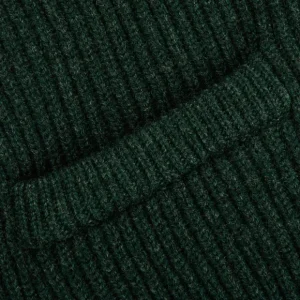 William Lockie Knitwear | Green Astra Lambswool Shawl Collar Cardigan