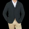 Maurizio Baldassari Knitwear | Green Blue Zegna Baruffa Wool Brenta Jacket