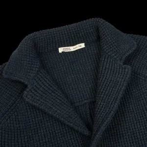 Maurizio Baldassari Knitwear | Green Blue Zegna Baruffa Wool Brenta Jacket
