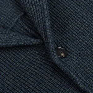 Maurizio Baldassari Knitwear | Green Blue Zegna Baruffa Wool Brenta Jacket