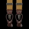 Albert Thurston Braces | Green Checked Wool Tweed 35Mm Braces