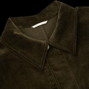 De Bonne Facture Outerwear | Green Cotton Corduroy Maquignon Jacket