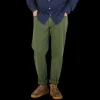 Incotex Jeans | Green Cotton Stretch Five Pocket Jeans