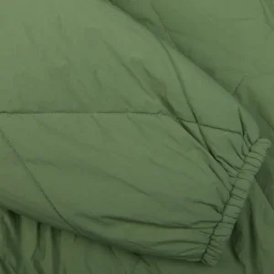 Universal Works Outerwear | Green Diamond Quilted Nylon Parka