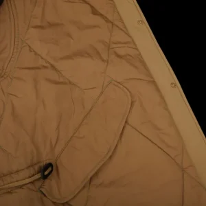 Universal Works Outerwear | Green Diamond Quilted Nylon Parka