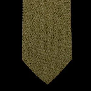 Amanda Christensen Ties | Green Grenadine Grossa Lined Silk Tie