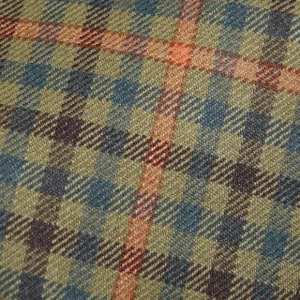Dreaming Of Monday Ties | Green Guarded Gunclub Checked 7-Fold Wool Tie