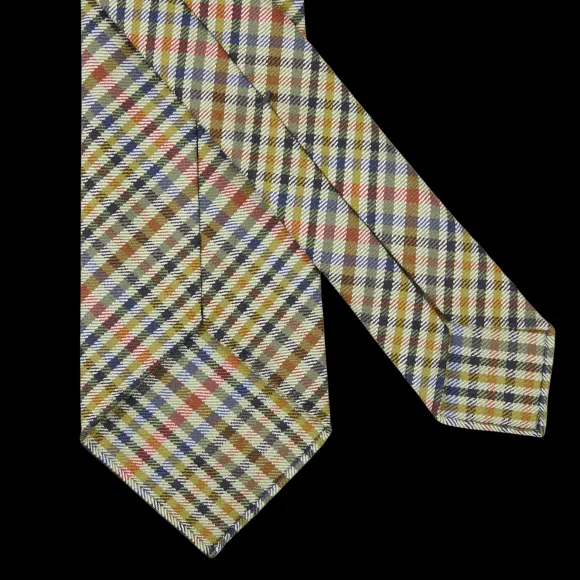 Dreaming Of Monday Ties | Green Gunclub 7-Fold Vintage French Wool Tie
