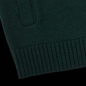 Gran Sasso Knitwear | Green Merino Wool Button Cardigan