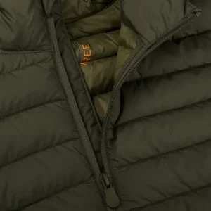 Save The Duck Outerwear | Green Technical Down Luke Hood Jacket