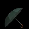 Fox Umbrellas Umbrellas | Green Telescopic Maple Handle Umbrella