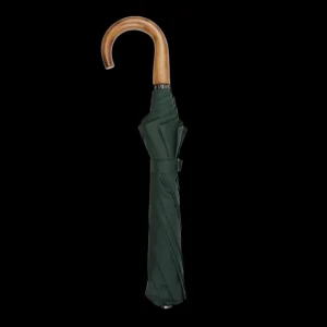 Fox Umbrellas Umbrellas | Green Telescopic Maple Handle Umbrella