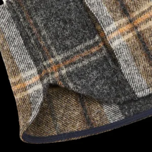 Peregrine Outerwear | Grey Barney Checked Wool Tweed Overshirt