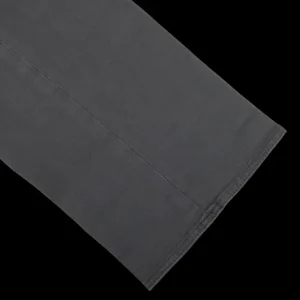 Incotex Trousers | Grey Cotton Stretch Regular Fit Chinos
