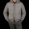 Maurizio Baldassari Coats & Jackets | Grey Felted Cashmere Bomber Jacket