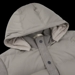 Maurizio Baldassari Coats & Jackets | Grey Felted Cashmere Bomber Jacket