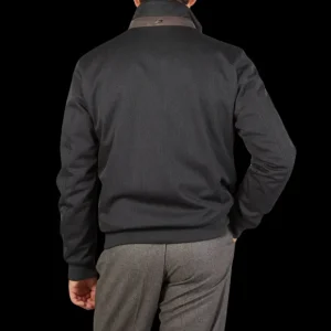 Herno Coats & Jackets | Grey Loro Piana Wool Twill Bomber Jacket