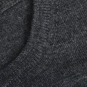 Gran Sasso Sweaters | Grey Melange Extra Fine Merino Crew Neck