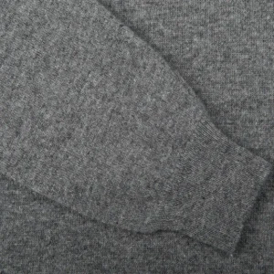 Zanone Knitwear | Grey Melange Wool Cashmere Rollneck