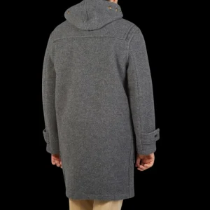 Gloverall Outerwear | Grey Melange Wool Monty Duffle Coat