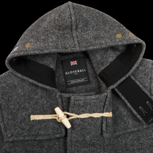 Gloverall Coats & Jackets | Grey Melange Wool Monty Duffle Coat