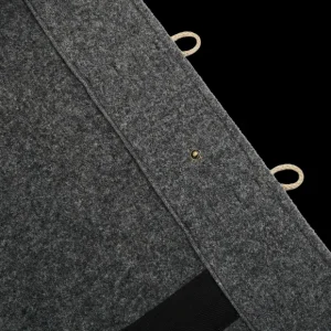 Gloverall Coats & Jackets | Grey Melange Wool Monty Duffle Coat