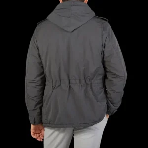 Aspesi Outerwear | Grey Nylon Padded Field Jacket
