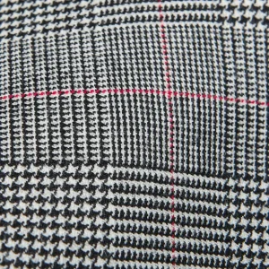 Dreaming Of Monday Ties | Grey Pink Checked 7-Fold Vintage Wool Tie