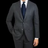 Baltzar Sartorial Suits | Grey Super 100'S Wool Suit Jacket