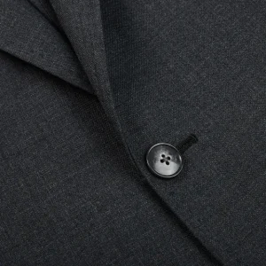 Baltzar Sartorial Suits | Grey Super 100'S Wool Suit Jacket