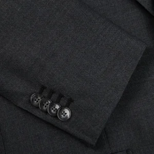 Baltzar Sartorial Suits | Grey Super 100'S Wool Suit Jacket