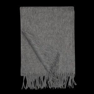 Yacaia Scarves | Grey Superfine Merino Wool Scarf